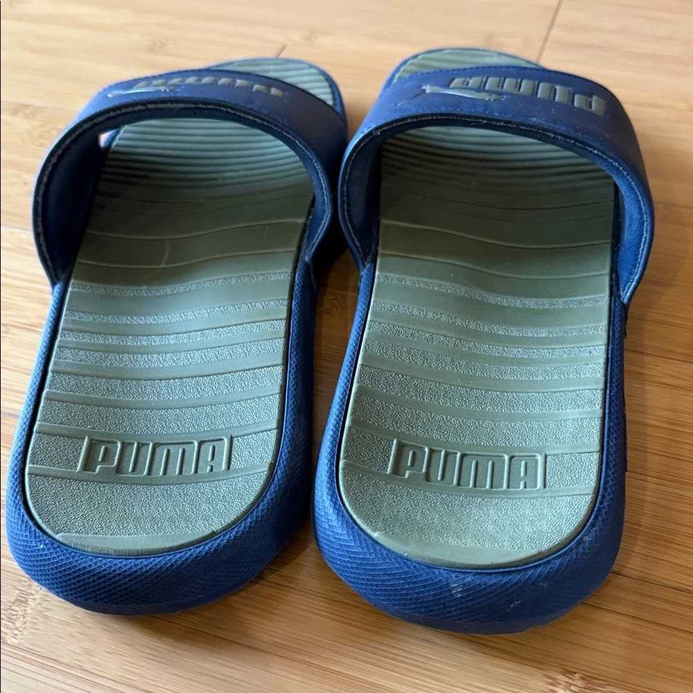 PUMA - Mens Cool Cat SLIDES Size: 11 Peacoat dark Green Moss